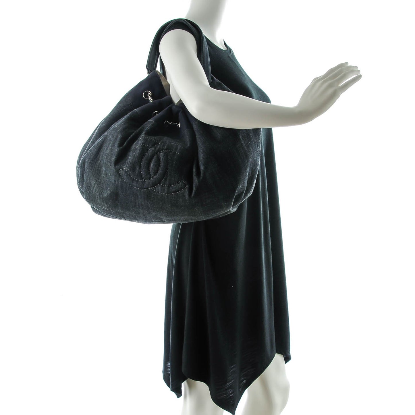 Denim Stretch Spirit Large Cabas Tote