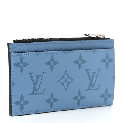 Louis Vuitton Taigarama Coin Card Holder Denim 3 of 7