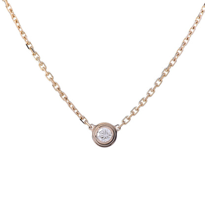 Cartier 18K Pink Gold Diamond XS D'Amour Pendant Necklace 4 of 7