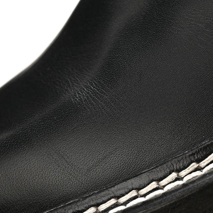 Louis Vuitton Calfskin Monogram Beaubourg Ankle Boots 38 Black 12 of 13