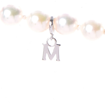 Mikimoto 18K White Gold Akoya Cultured Pearl 6.5mm Strand Necklace 18 4 of 6