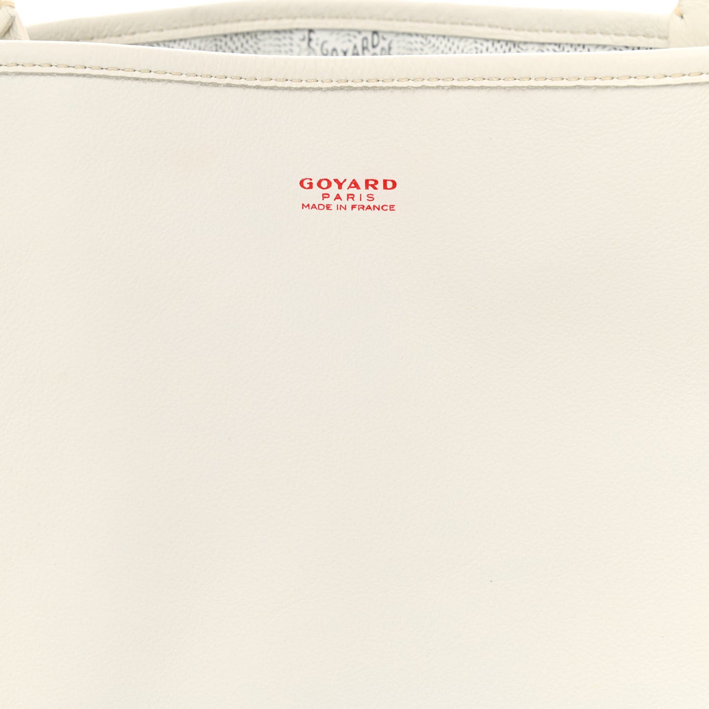 Goyardine Reversible Anjou GM White