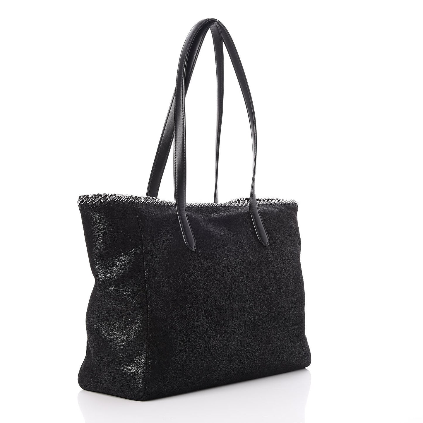Shaggy Deer Falabella East West Shopper Tote Black