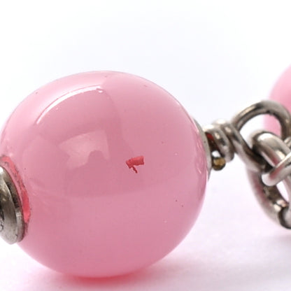 Chanel Pearl Enamel CC Bracelet Pink 5 of 6