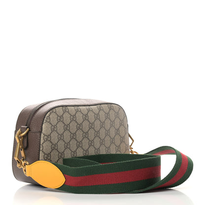 Gucci GG Supreme Monogram Web Neo Vintage Shoulder Bag Beige New Acero Crop 3 of 7