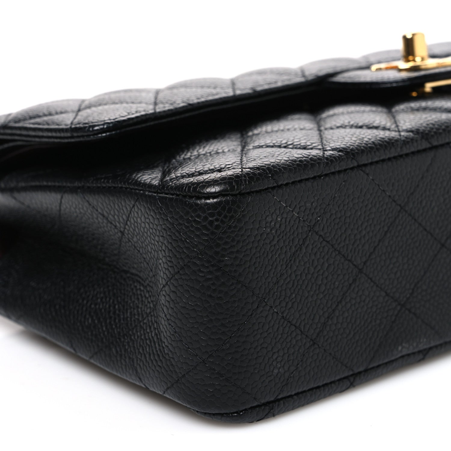 Chanel Caviar Quilted Medium Double Flap Black 9 of 10