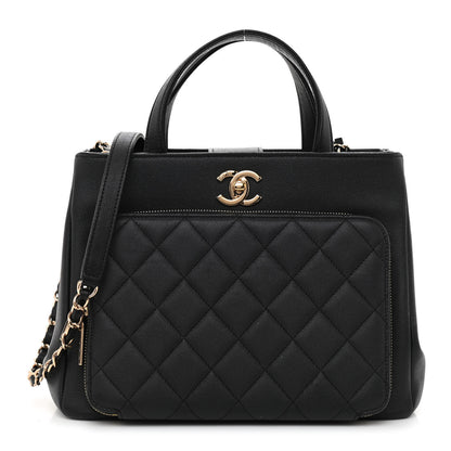 Chanel Caviar Quilted Small Business Affinity Shopping Bag Black 1 of 11