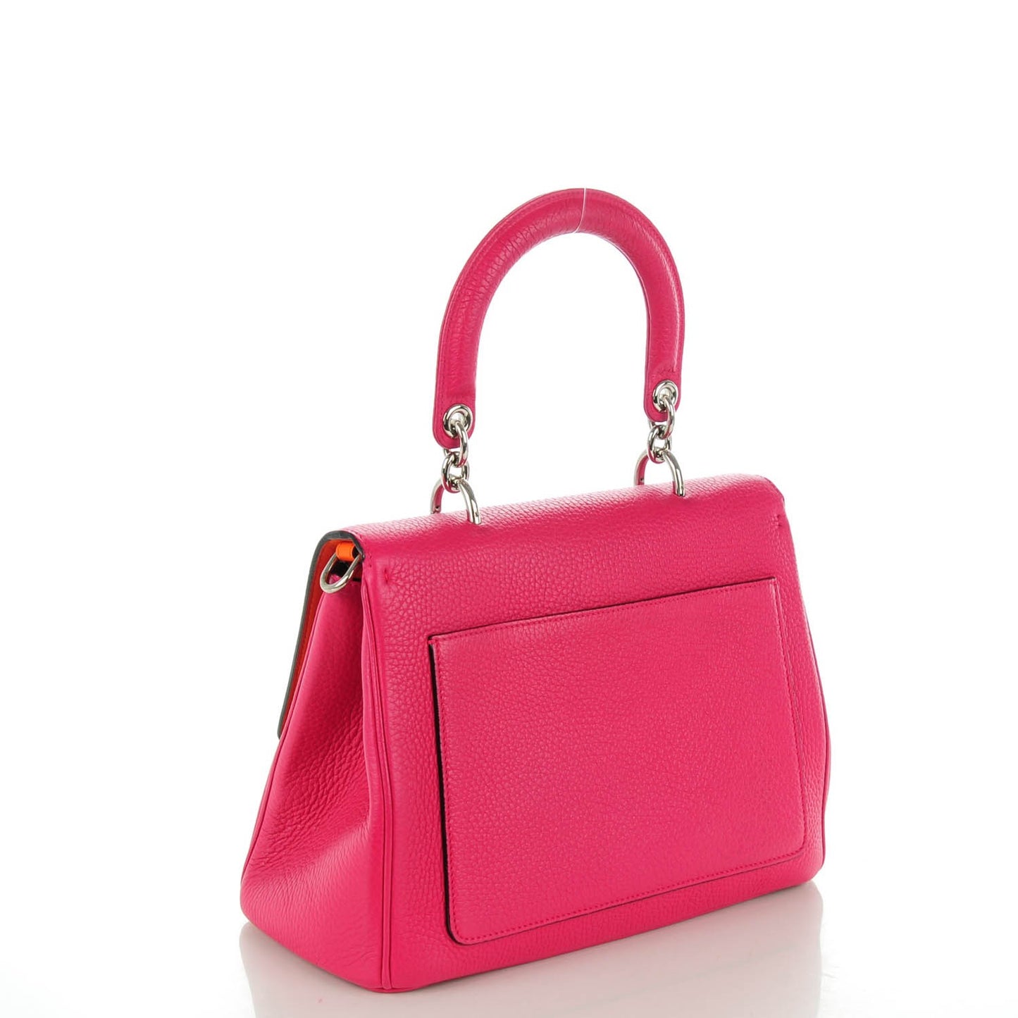 Bullcalf Small Be Dior Flap Fraise Tangerine