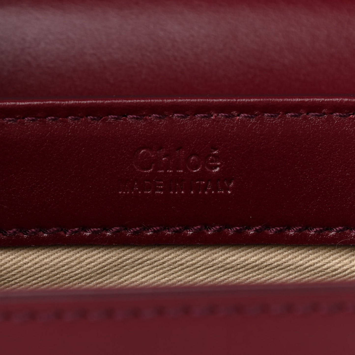 Calfskin Small C Double Carry Burnt Mahogany