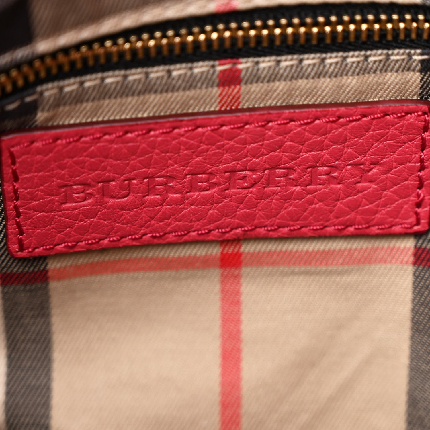 Burberry Grainy Calfskin Medium Baynard Tote Pink Azalea 6 of 15