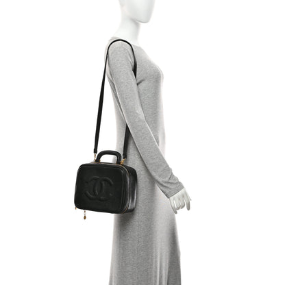 Chanel Caviar Timeless CC Vanity Case Black 2 of 12