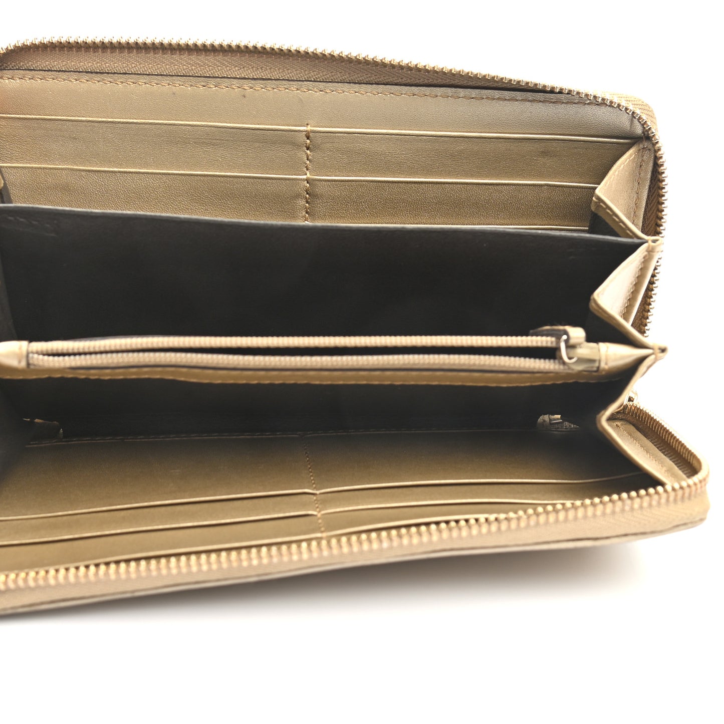 Imprime Monogram GG Pierce Zip Around Wallet Gold