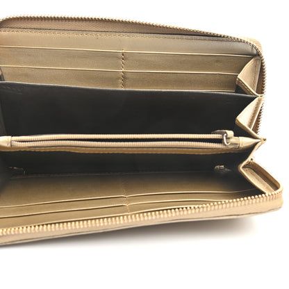 Gucci Imprime Monogram GG Pierce Zip Around Wallet Gold 5 of 14