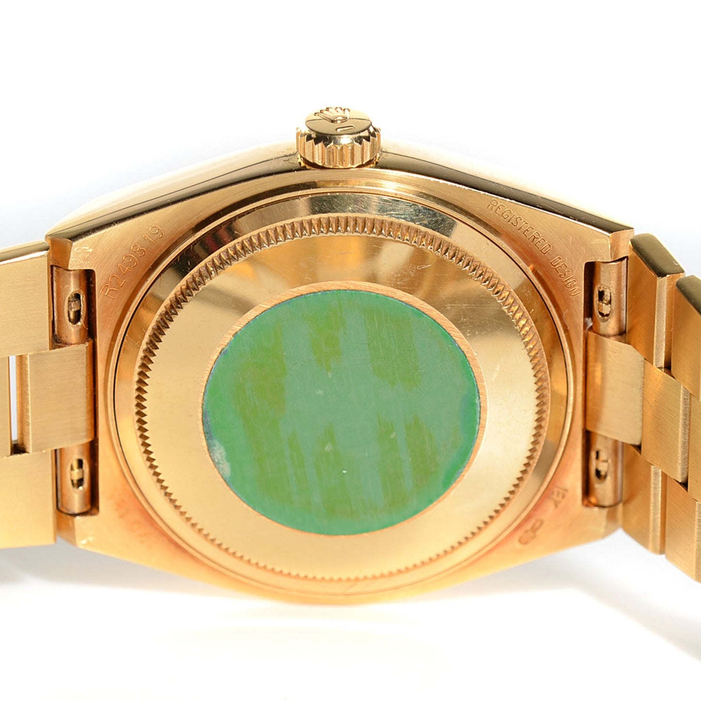 18K Yellow Gold 36mm Oysterquartz Day-Date Watch Champagne 19018