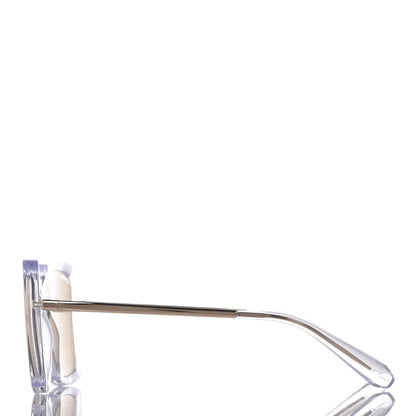 Chanel 24K Gold Mirror Square Sunglasses 6051 Transparent 2 of 9