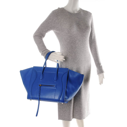 Celine Smooth Calfskin Medium Phantom Luggage Electric Blue 2 of 7