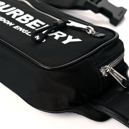 Burberry Econyl Logo Print Bum Bag Black 6 of 11