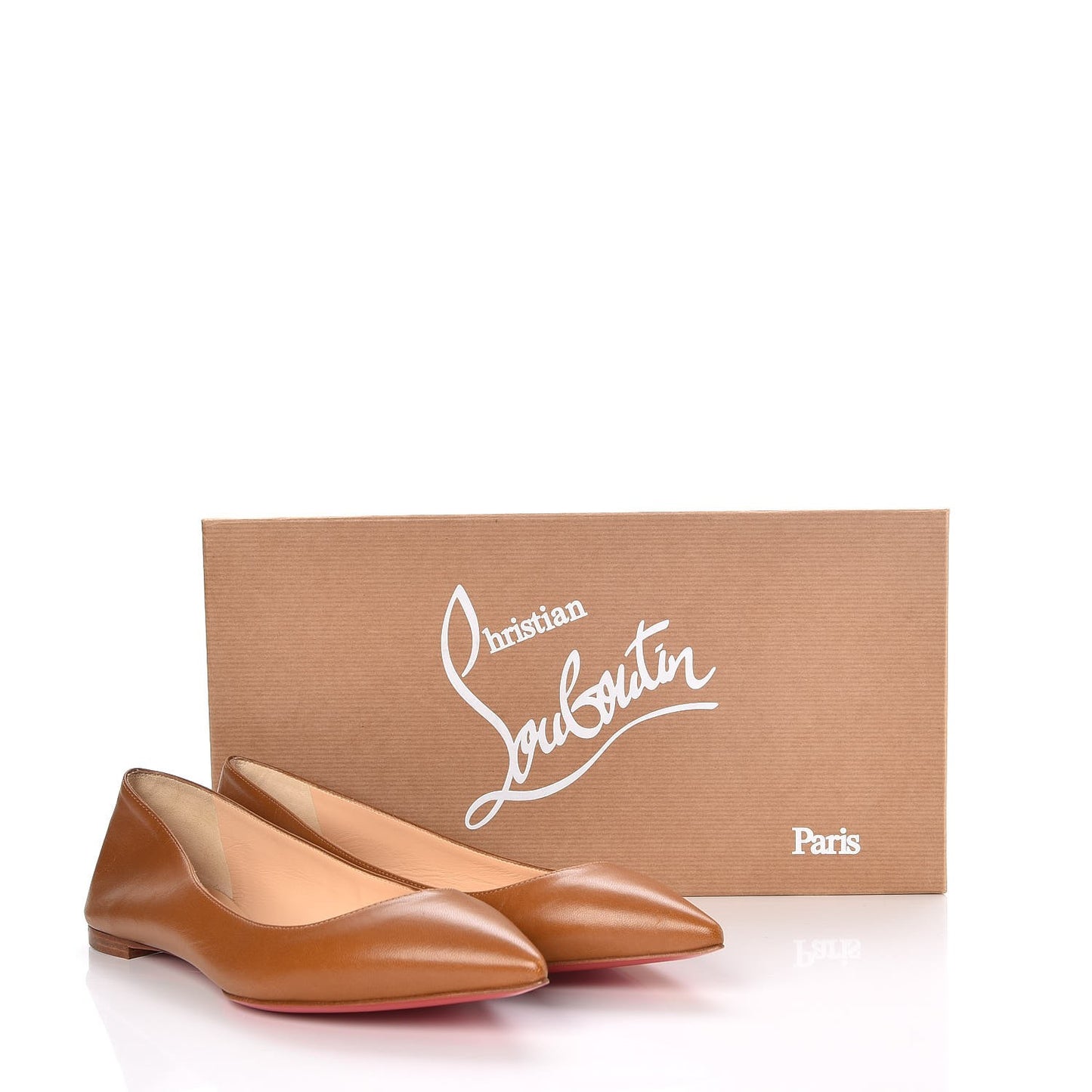 Shiny Nappa Ballalla Flats 39.5 Safari