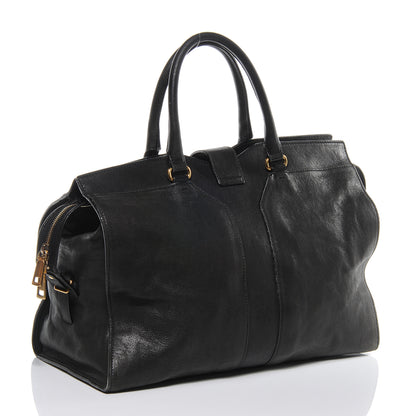 Saint Laurent Leather Large Cabas Chyc Black 3 of 7