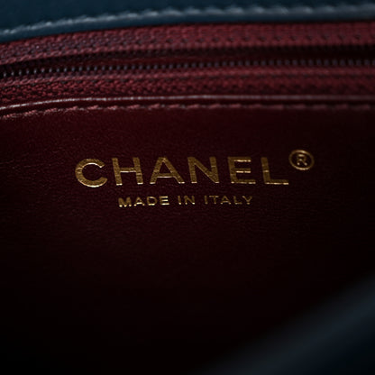 Chanel Lambskin Quilted Small Trendy CC Flap Dual Handle Bag Blue 6 of 11