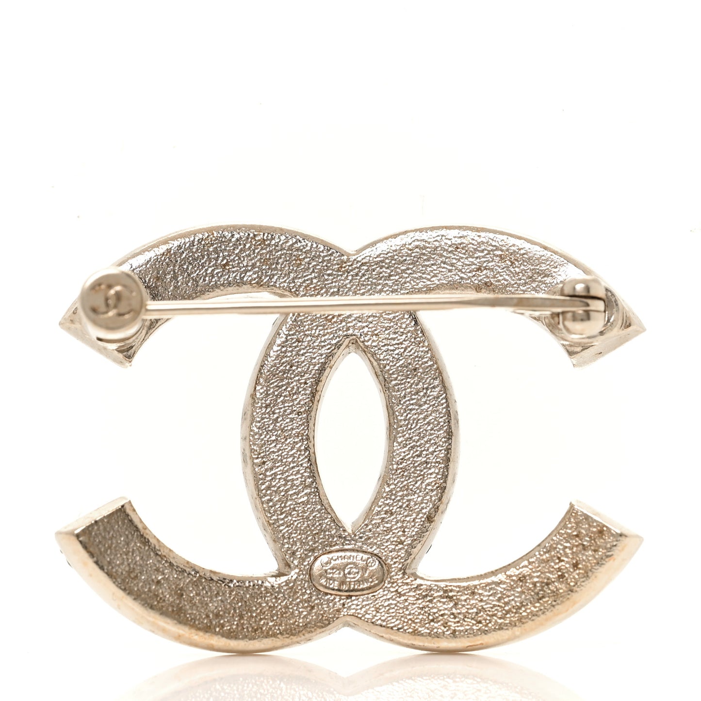 Crystal Palais Garnier CC Brooch Gold