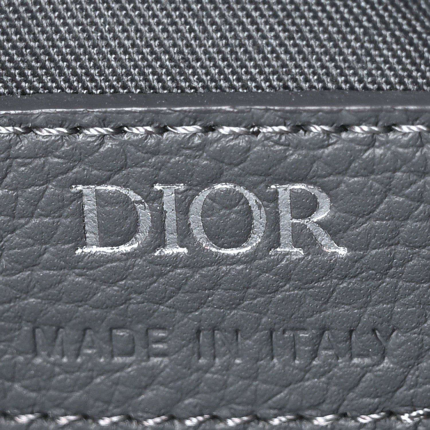 Christian Dior Oblique Saddle Triple Pouch Grey 6 of 10