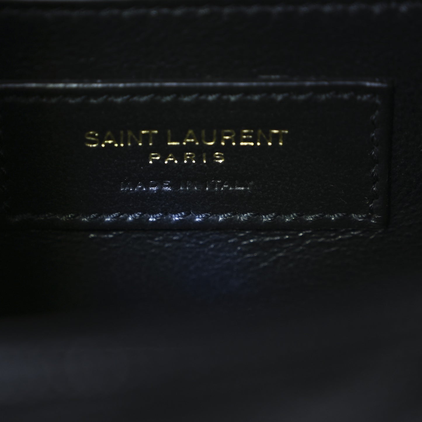 Grain De Poudre Textured Mixed Matelasse Triquilt Small Monogram Satchel Black