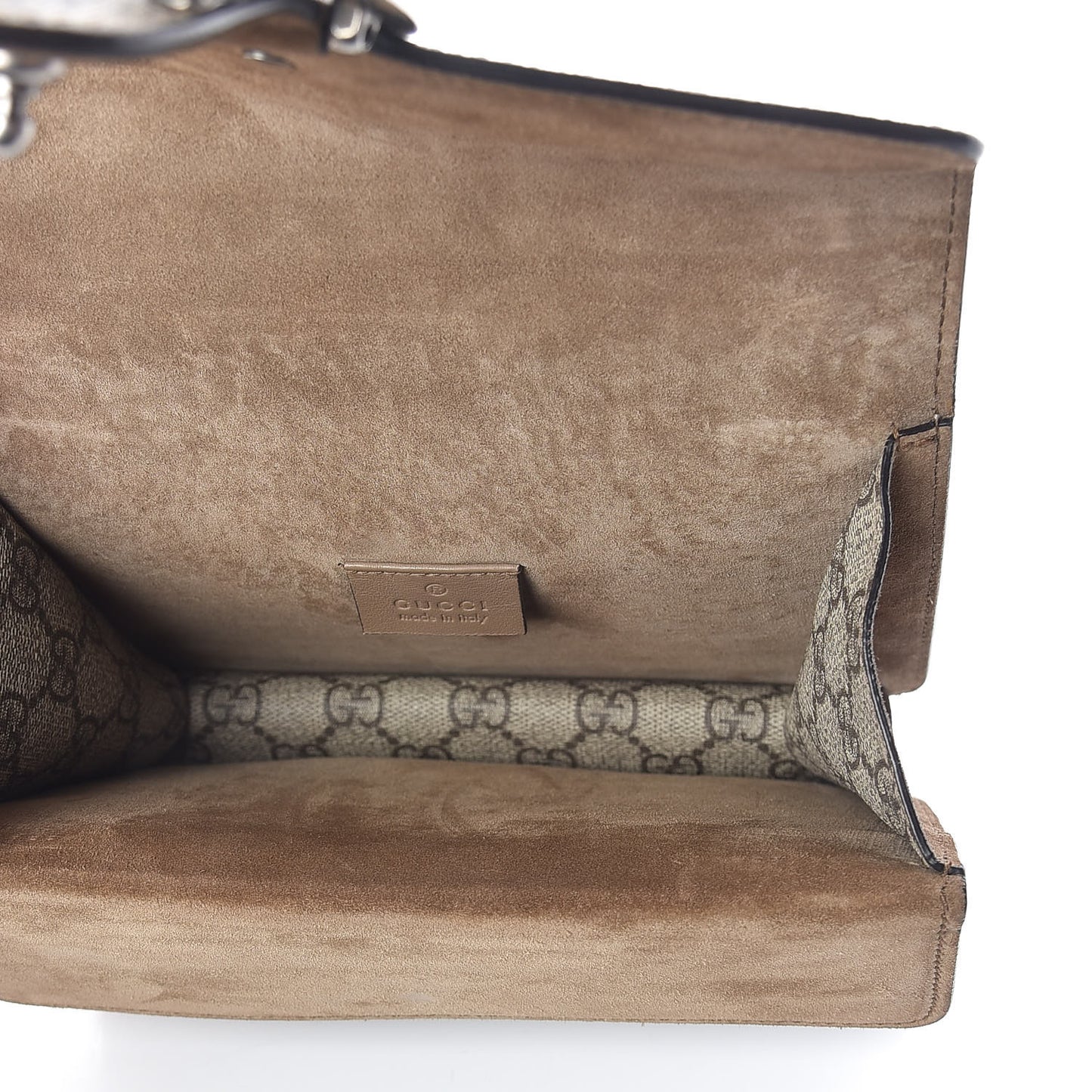 GG Supreme Monogram Mini Dionysus Shoulder Bag Taupe