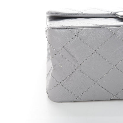Chanel Aged Calfskin Quilted 2.55 Reissue Mini Flap Grey 11 of 12