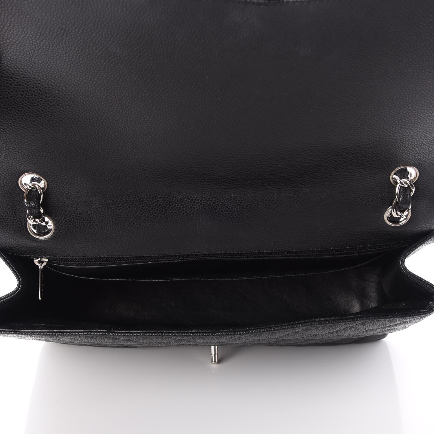 Chanel Caviar Quilted Maxi Single Flap Black 6 of 9