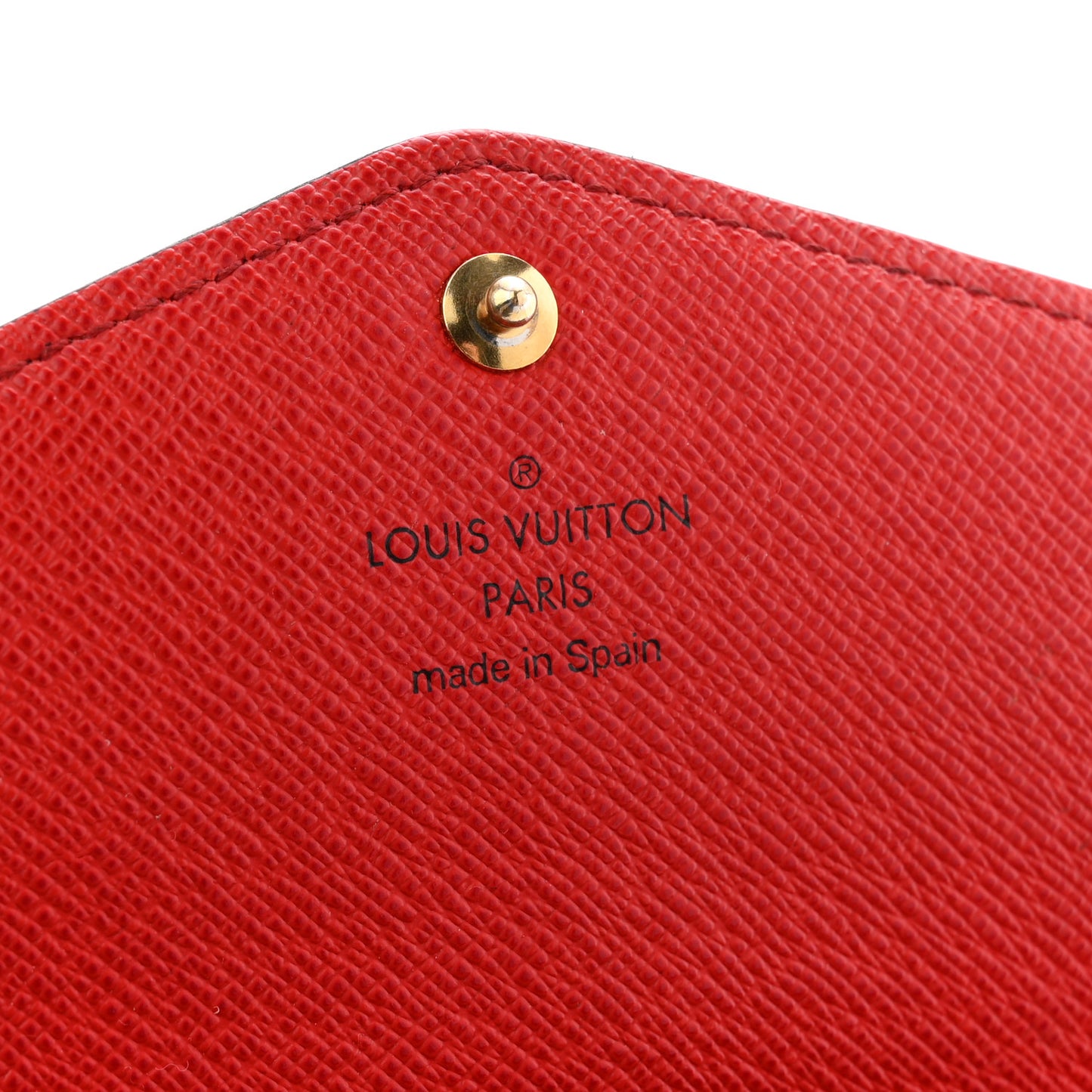 Monogram Sarah Wallet NM Coquelicot