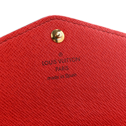 Louis Vuitton Monogram Sarah Wallet NM Coquelicot 6 of 8