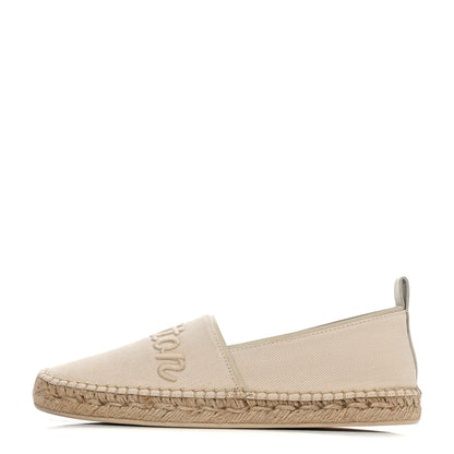 Louis Vuitton Canvas Waterfall Espadrille Flats 37 Ecru 1 of 4