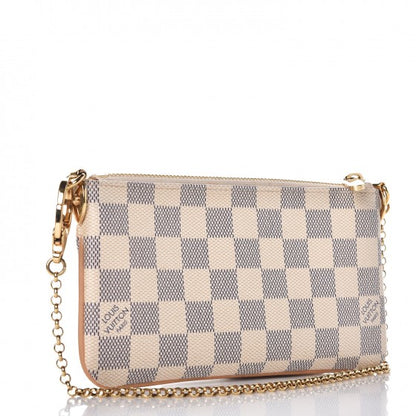 Louis Vuitton Damier Azur Pochette Milla MM 3 of 8