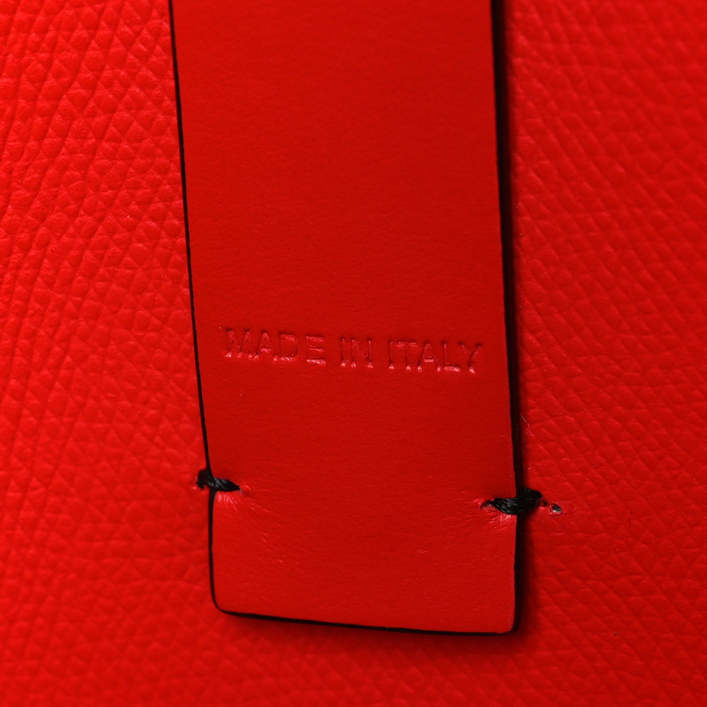 Patent Calfskin Small Oh Xtian Cabata Tote Red