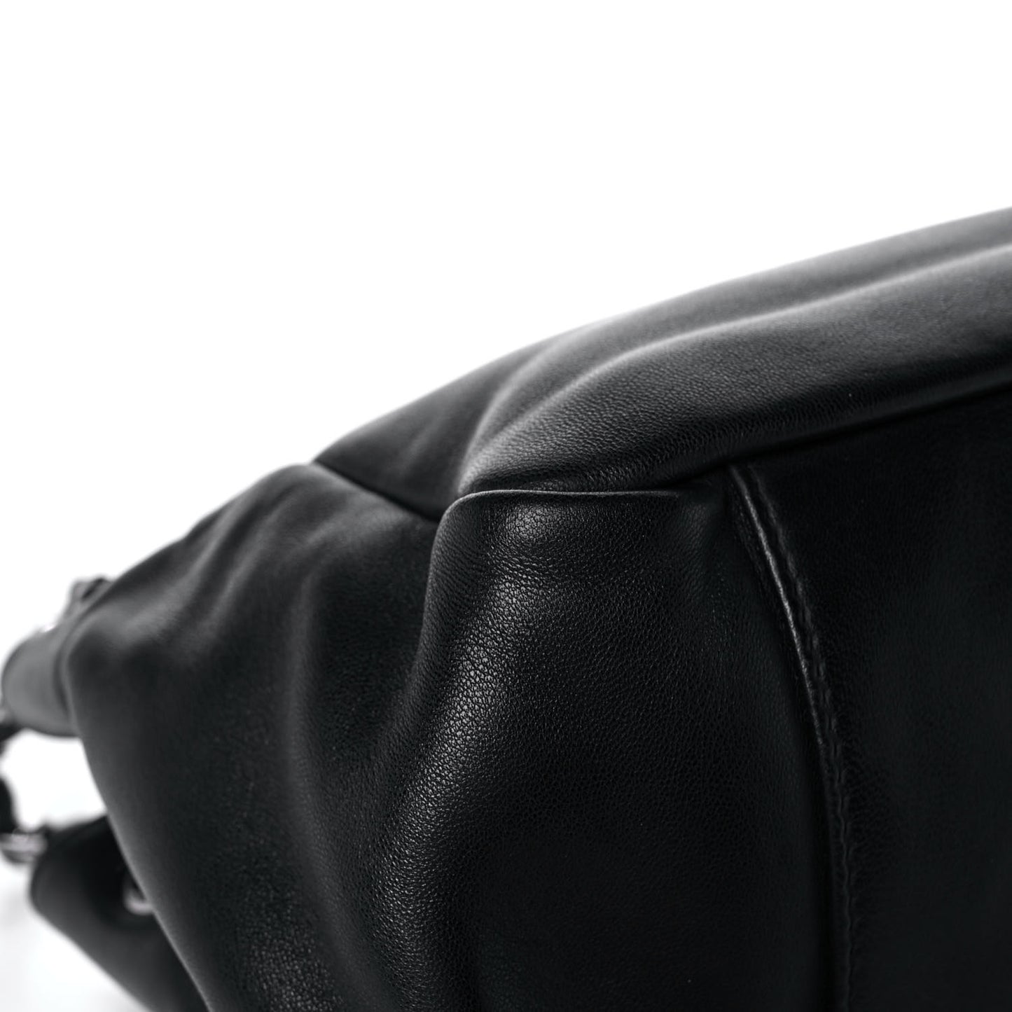 Lambskin Pearl Obsession Flap Black
