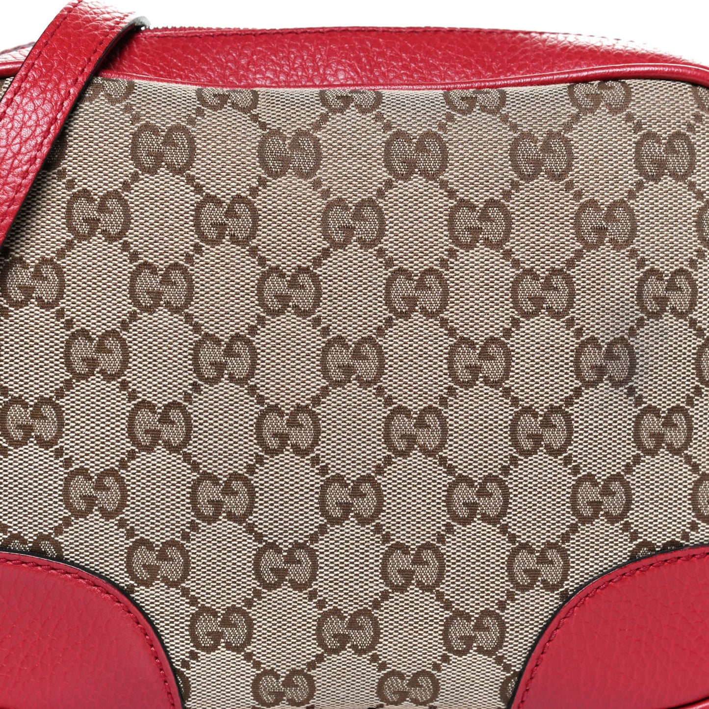 Monogram Mini Bree Messenger Bag Red