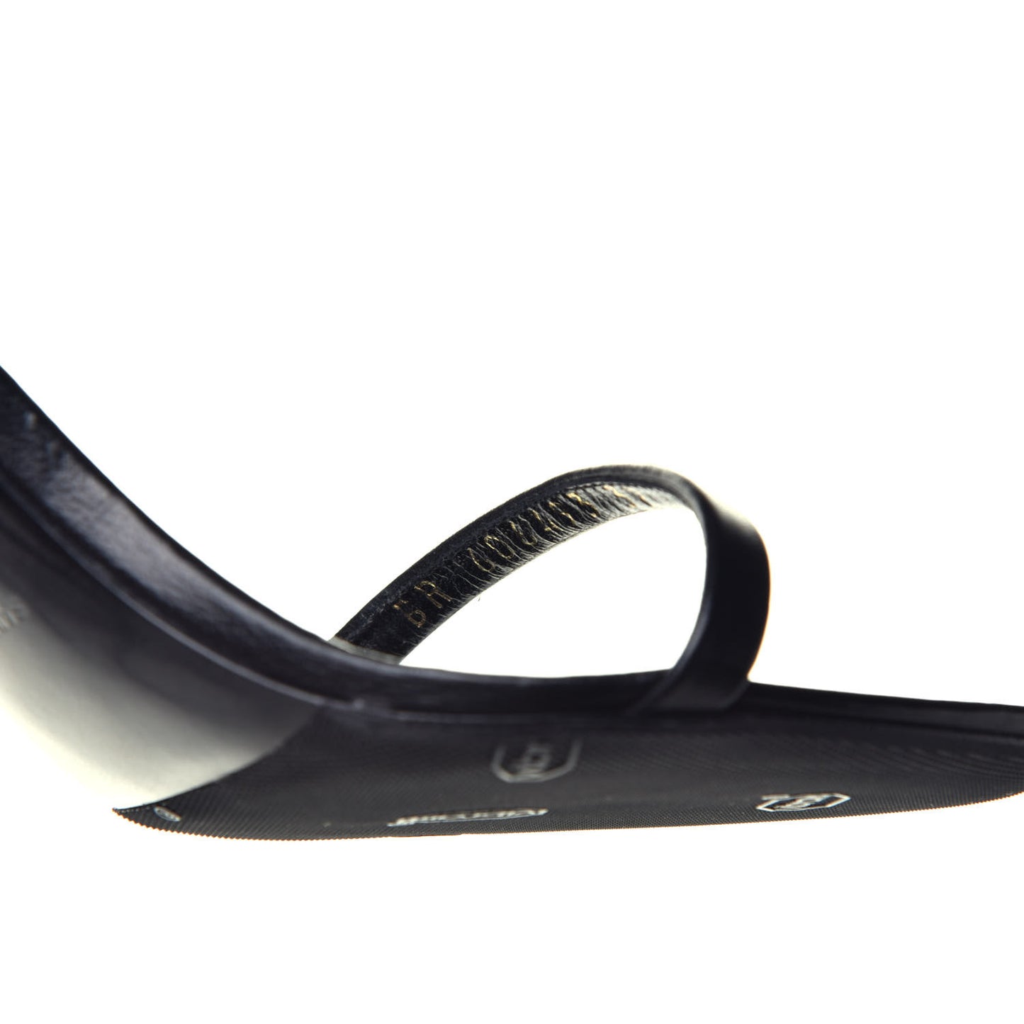 Calfskin Lexi 90 Ankle Strap Sandals 37 Black