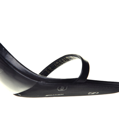 Saint Laurent Calfskin Lexi 90 Ankle Strap Sandals 37 Black 8 of 8