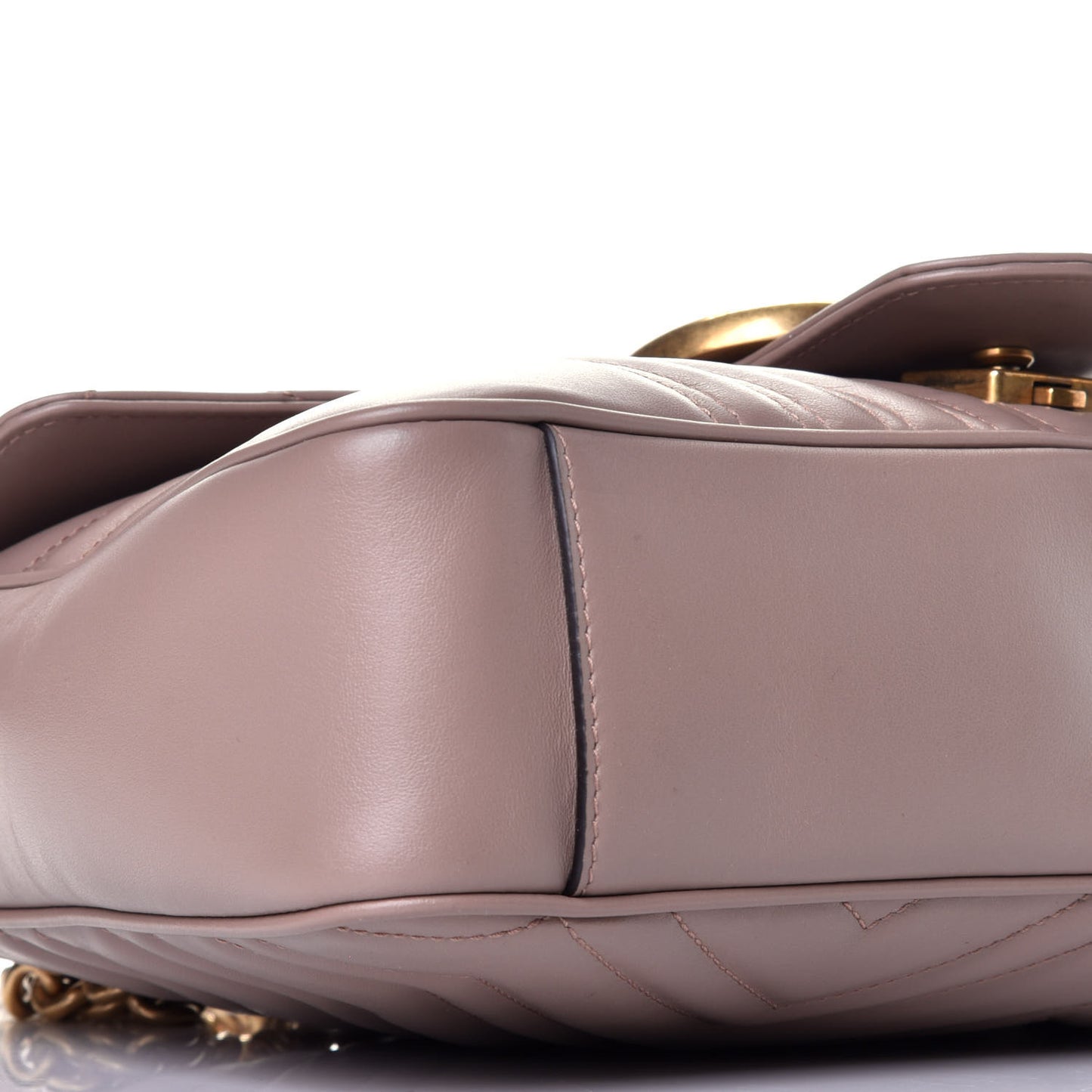 Calfskin Matelasse Medium GG Marmont Shoulder Bag Porcelain Rose