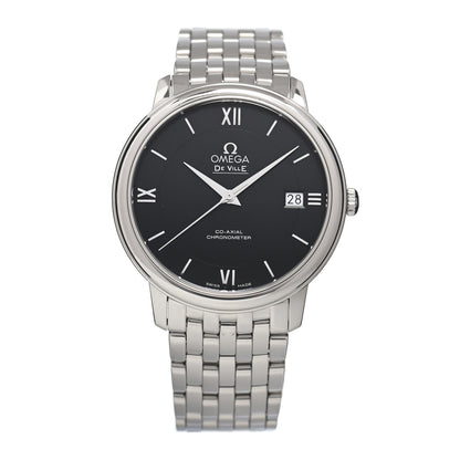 Omega Stainless Steel 37mm De Ville Prestige Co-Axial Automatic Watch Black 424.10.40.20.01.001 1 of 4