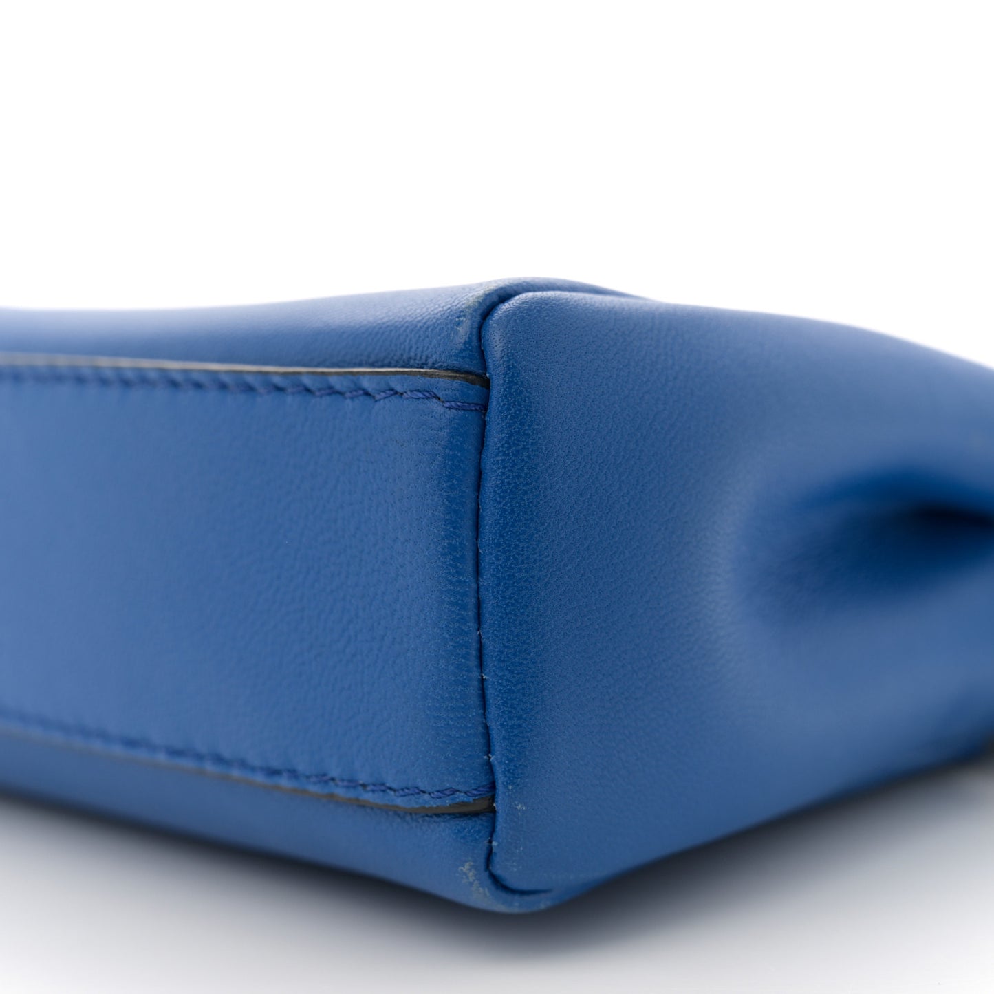 Nappa Micro Peekaboo Iconic Satchel Bluette