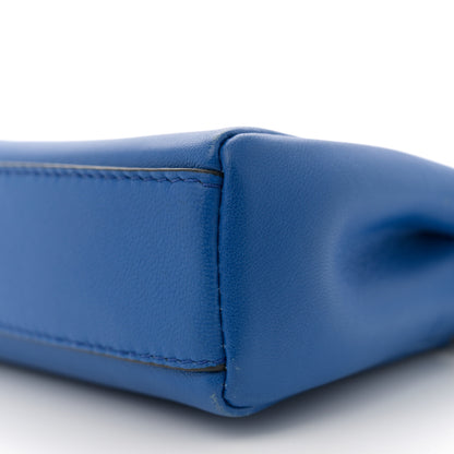 Fendi Nappa Micro Peekaboo Iconic Satchel Bluette 9 of 11