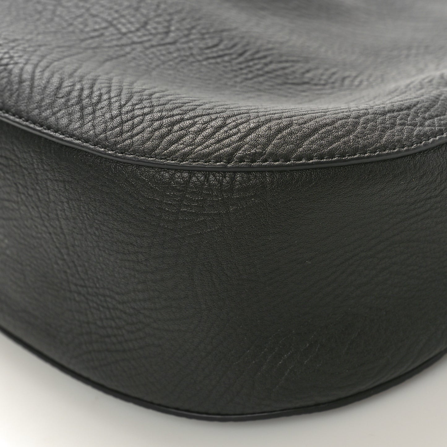 Grainy Calfskin Small Knight Bag Black