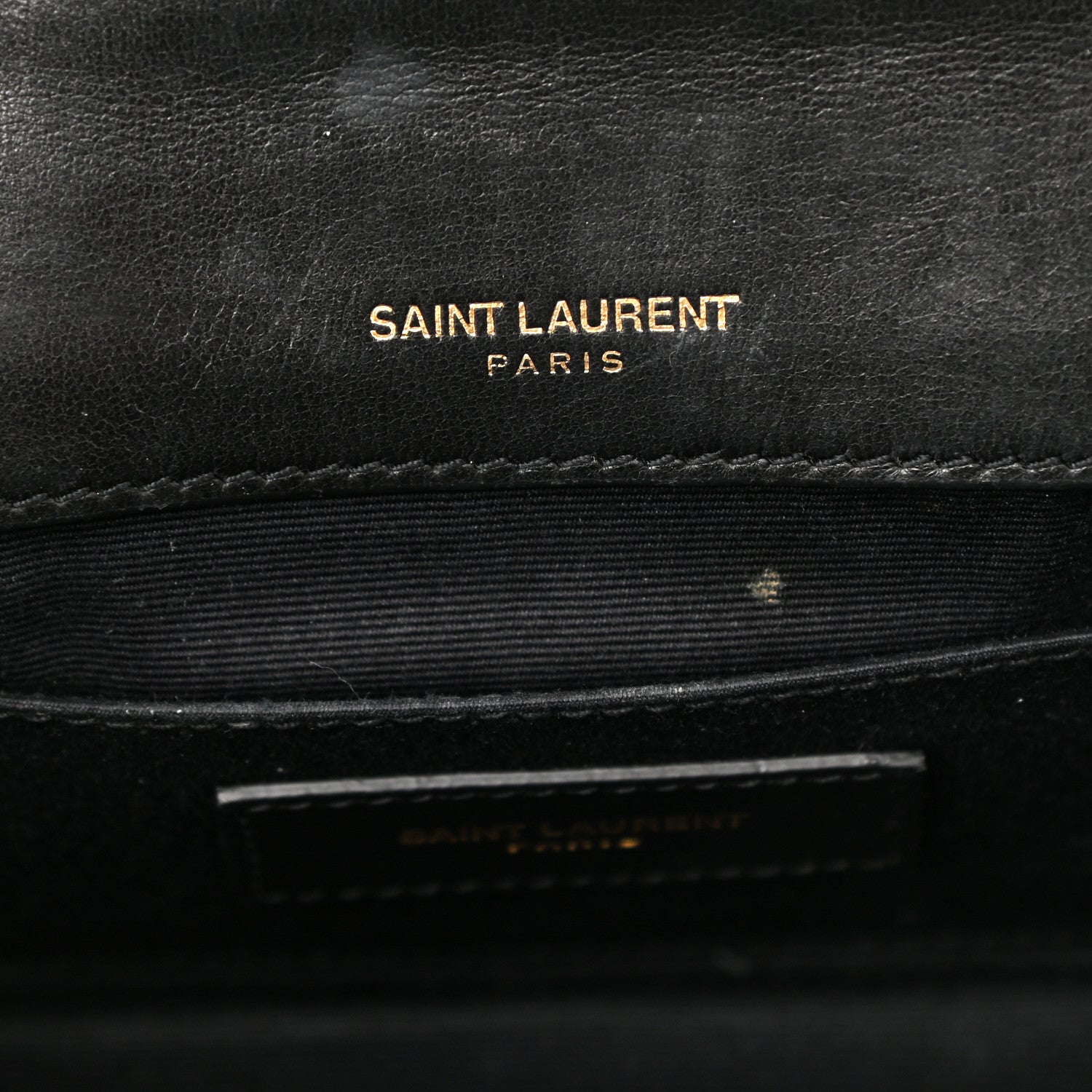 Saint Laurent Lambskin Patchwork Monogram Small Jamie Black 6 of 9