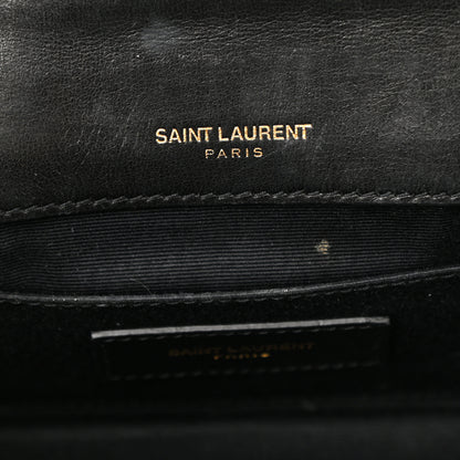 Saint Laurent Lambskin Patchwork Monogram Small Jamie Black 6 of 9