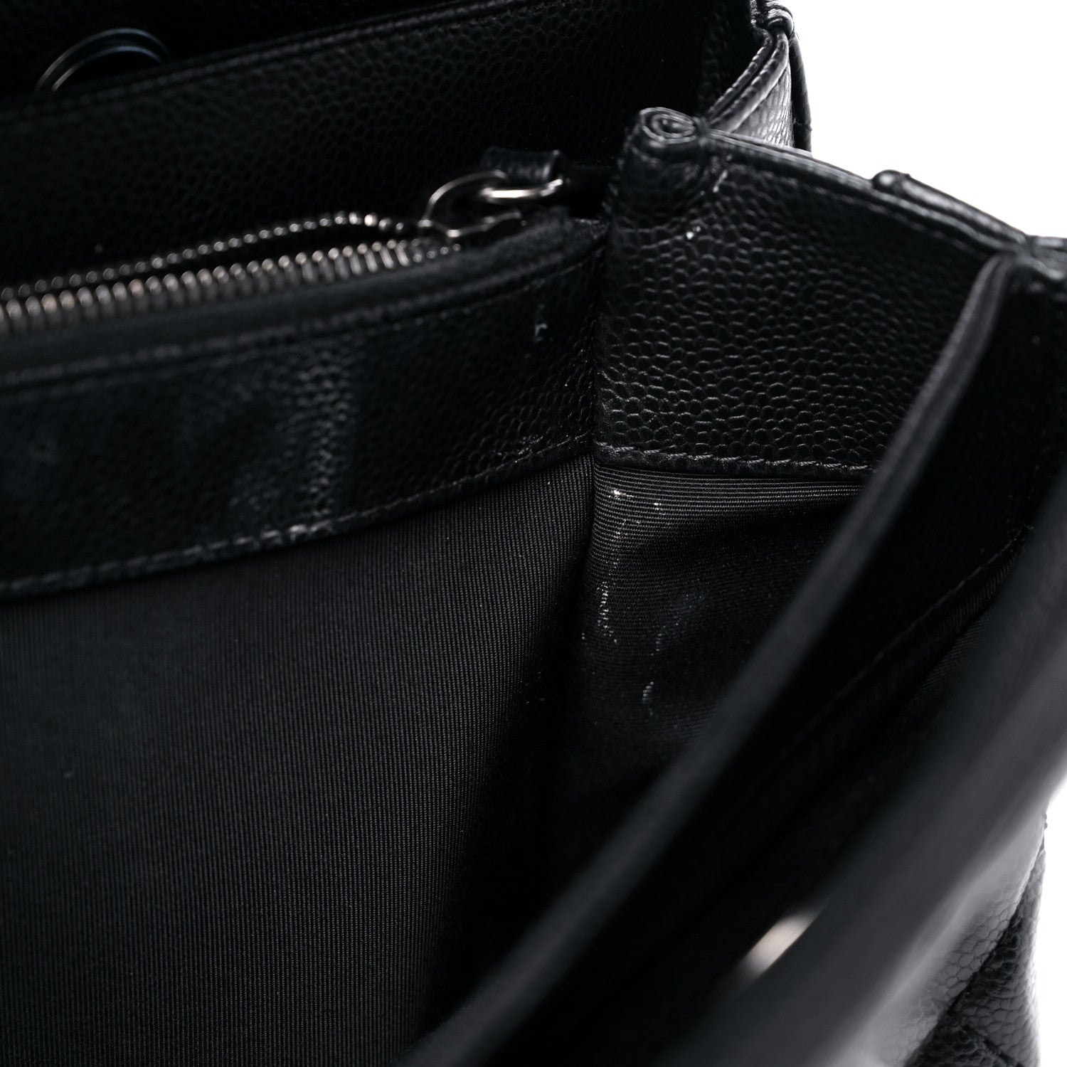 Chanel Caviar Quilted City Shopping Tote Black 10 of 14