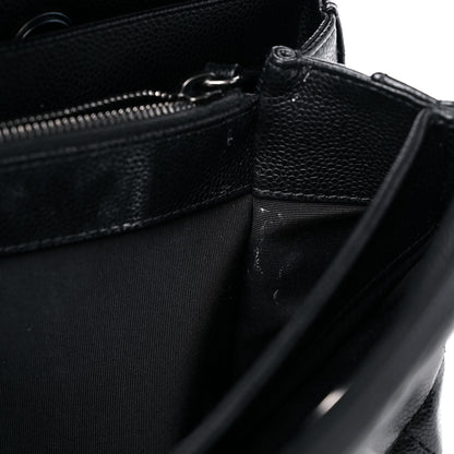 Chanel Caviar Quilted City Shopping Tote Black 10 of 14