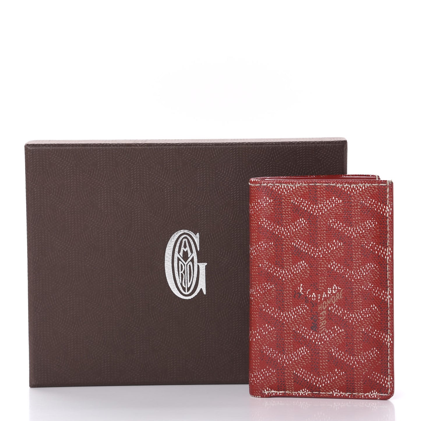 Goyardine Saint Pierre Card Holder Red