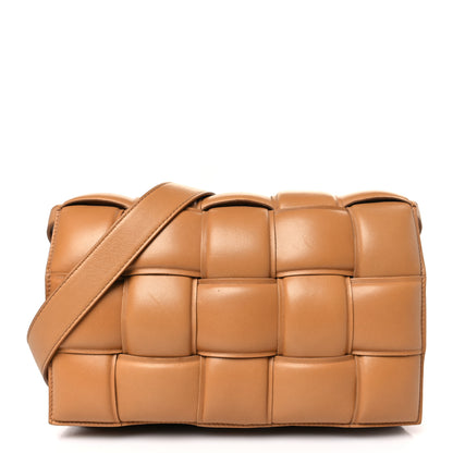 Bottega Veneta Nappa Maxi Intreccio Padded Cassette Crossbody Bag Caramel 1 of 8